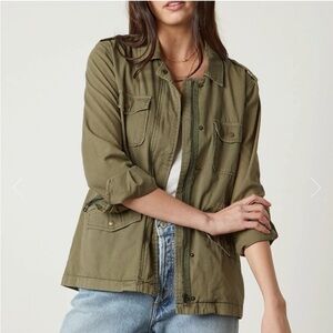 Lily Aldridge for Velvet by Graham & Spencer Ruby Army Jacket